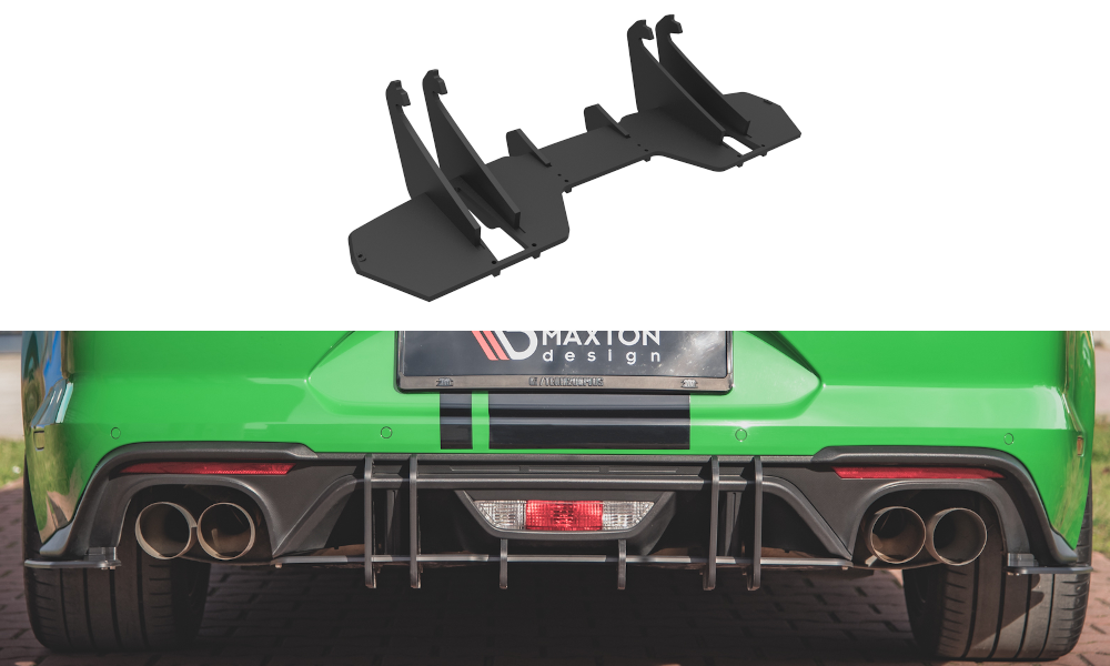 Street Pro Heckschürze passend für Ford Mustang GT Mk6 Facelift – Ansicht 2