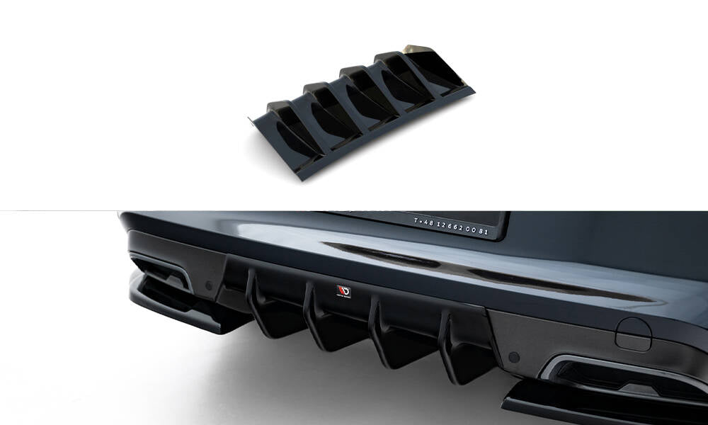 Diffusor Heck Ansatz V.2 passend für Cupra Formentor Mk1 Facelift schwarz Hochglanz – Ansicht 2