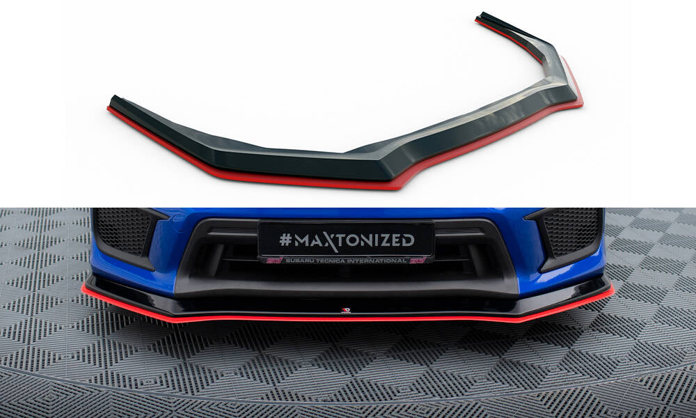 Street+ Spoilerlippe Front Ansatz V.2 passend für Subaru WRX STI Mk1 Facelift – Ansicht 2