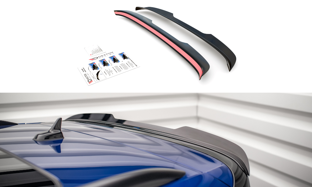 Heckspoiler Lippe Seat Tarraco FR Mk1 / VW Tiguan R / R-Line Mk2 / Mk2 Facelift schwarz Hochglanz – Ansicht 2