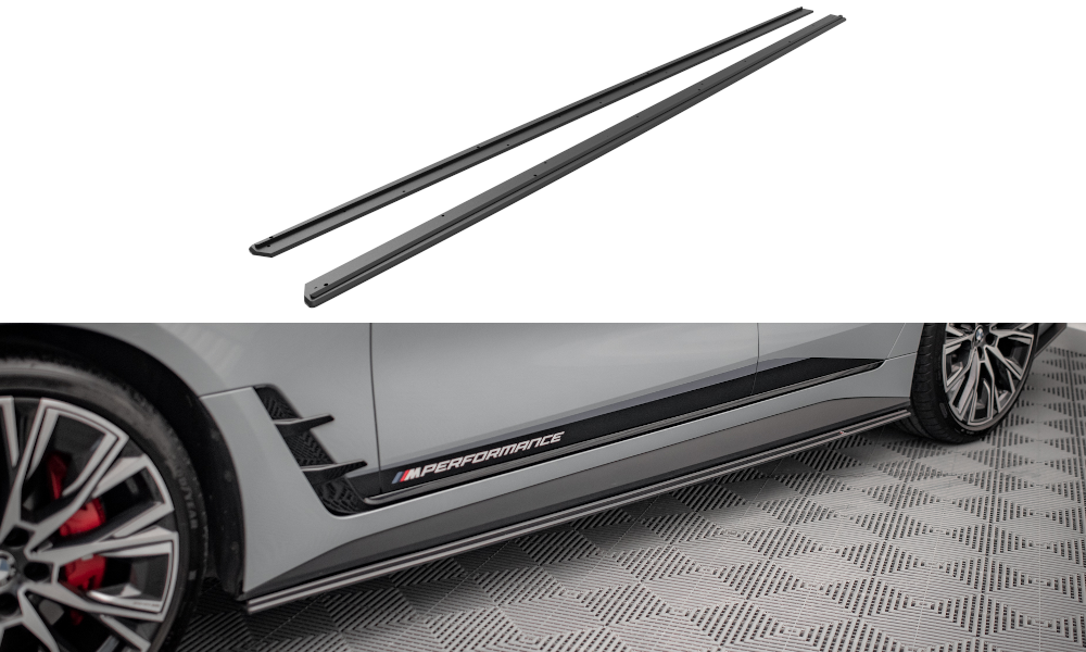 Street Pro Street+ Seitenschweller Leisten passend für BMW 4er Gran Coupe M-Paket G26 – Ansicht 2