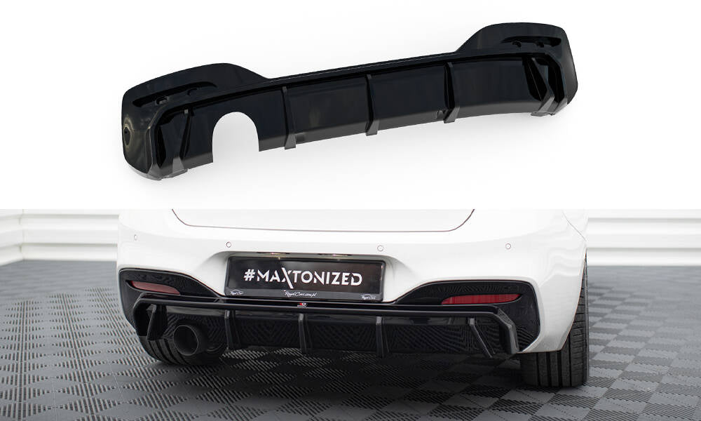 Diffusor Heck Ansatz V.3 passend für BMW 1er M-Paket F20 Facelift (Einzelauspuff li.) – Ansicht 2