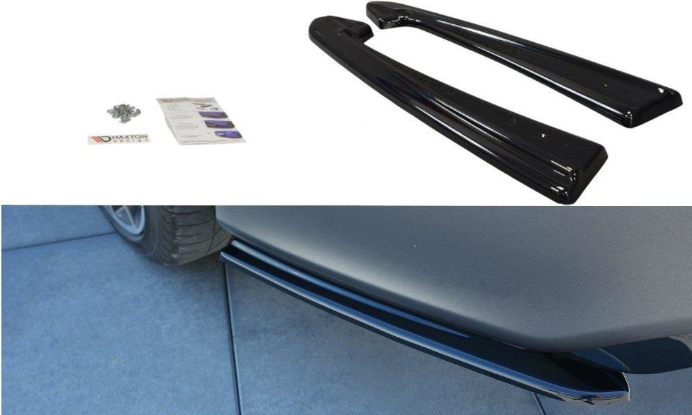 Heck Ansatz Flaps Diffusor V.1 passend für Audi RS7 C7 schwarz Hochglanz – Ansicht 2