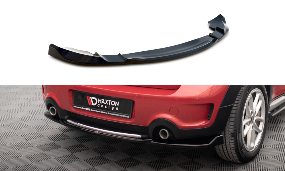 Heckansatz Mini Cooper Countryman R60 Facelift schwarz Hochglanz – Ansicht 2