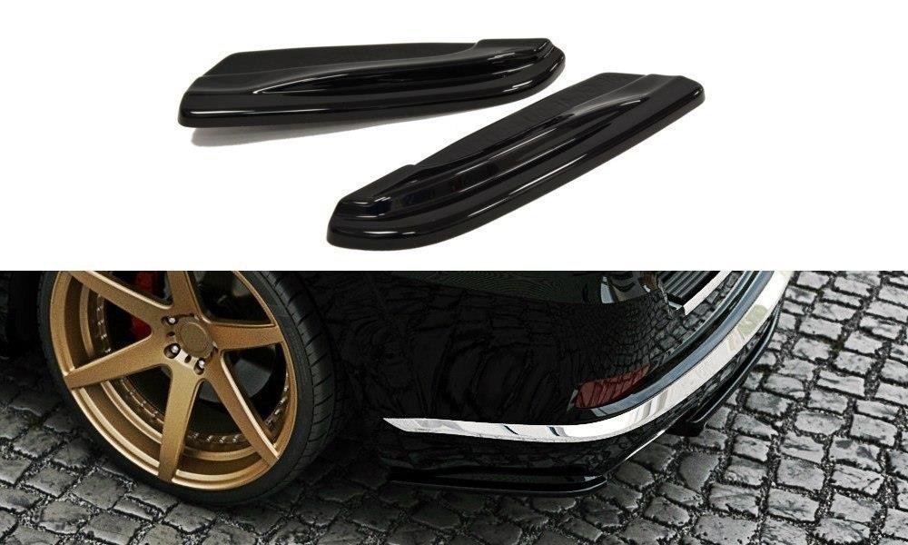 Heck Ansatz Flaps Diffusor passend für Jeep Grand Cherokee WK2 Summit Facelift schwarz Hochglanz – Ansicht 2