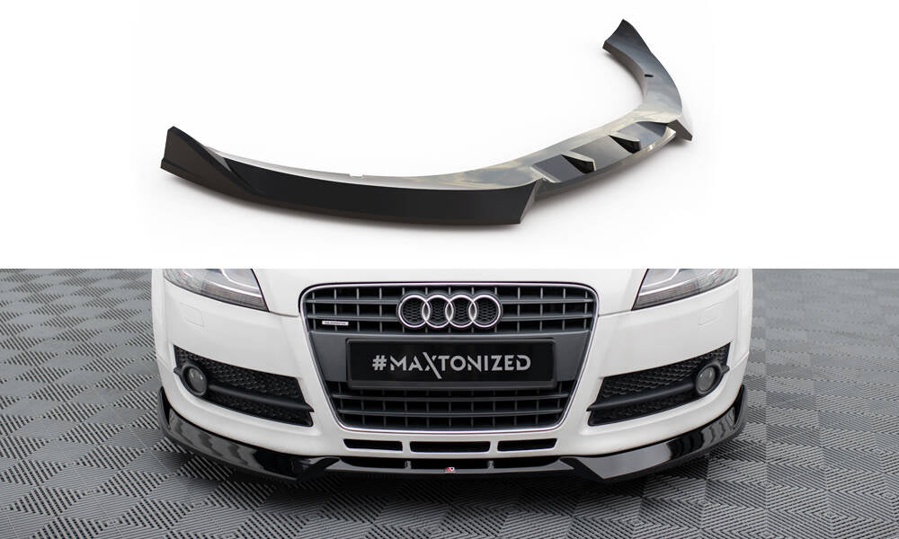 Street+ Spoilerlippe Front Ansatz V.3 passend für Audi TT 8J schwarz Hochglanz – Ansicht 2