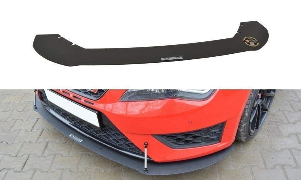Racing Street+ Spoilerlippe Front Ansatz passend für SEAT LEON III CUPRA / FR – Ansicht 2