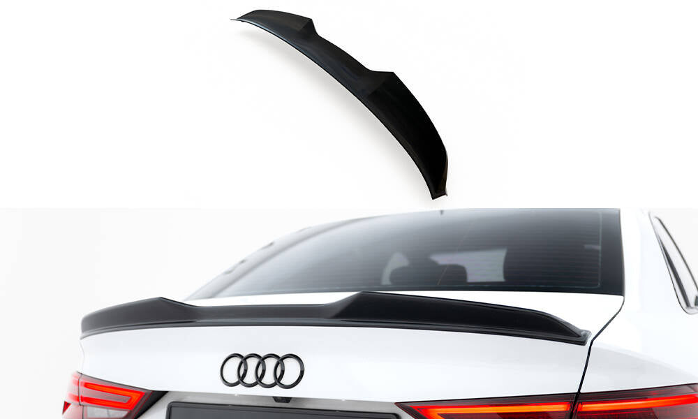 Heckspoiler Lippe 3D Audi RS3 Limousine 8V / 8V Facelift schwarz Hochglanz – Ansicht 2