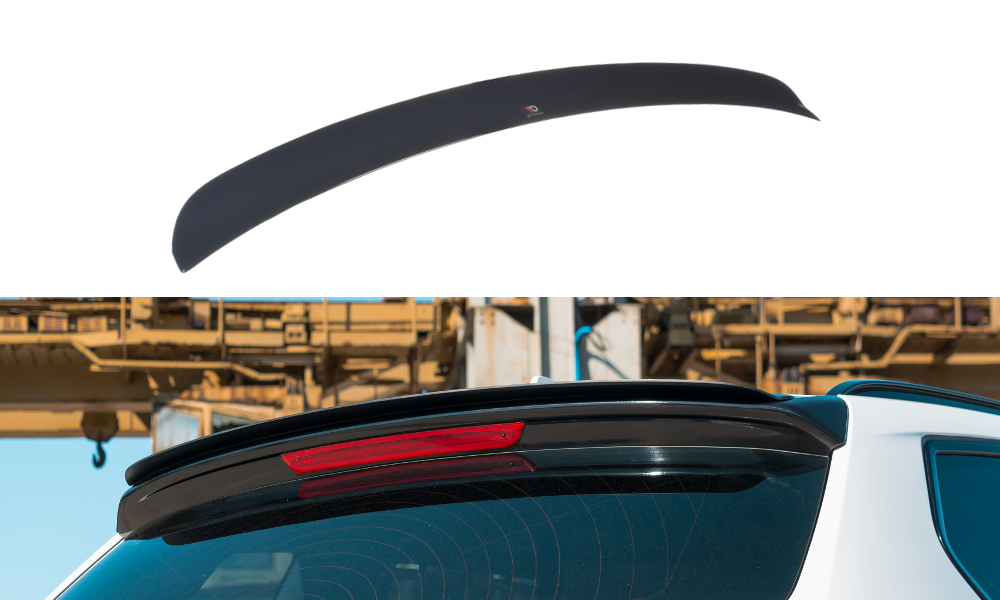 Heckspoiler Lippe BMW X3 M-Paket F25 Facelift schwarz Hochglanz – Ansicht 2