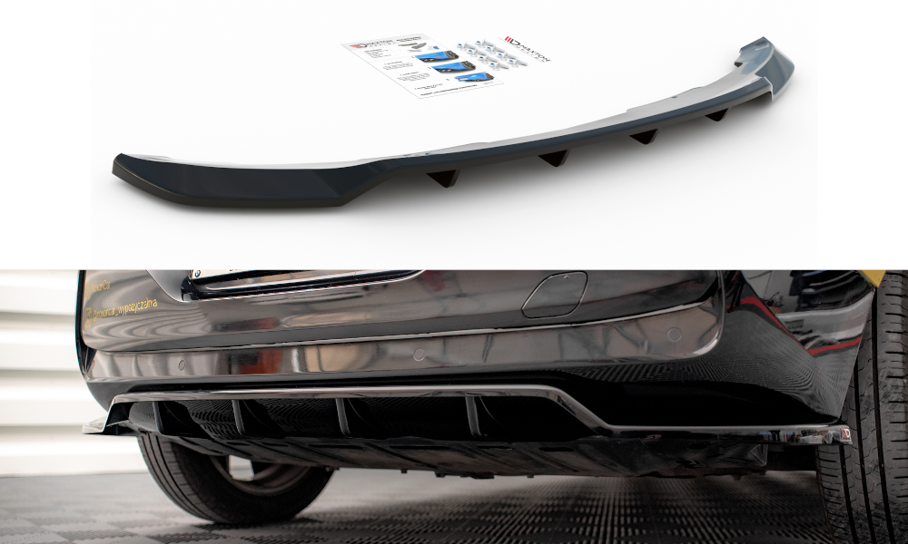 Street+ Mittlerer Diffusor RACE passend für BMW i3 S Mk1 Facelift schwarz Hochglanz – Ansicht 2