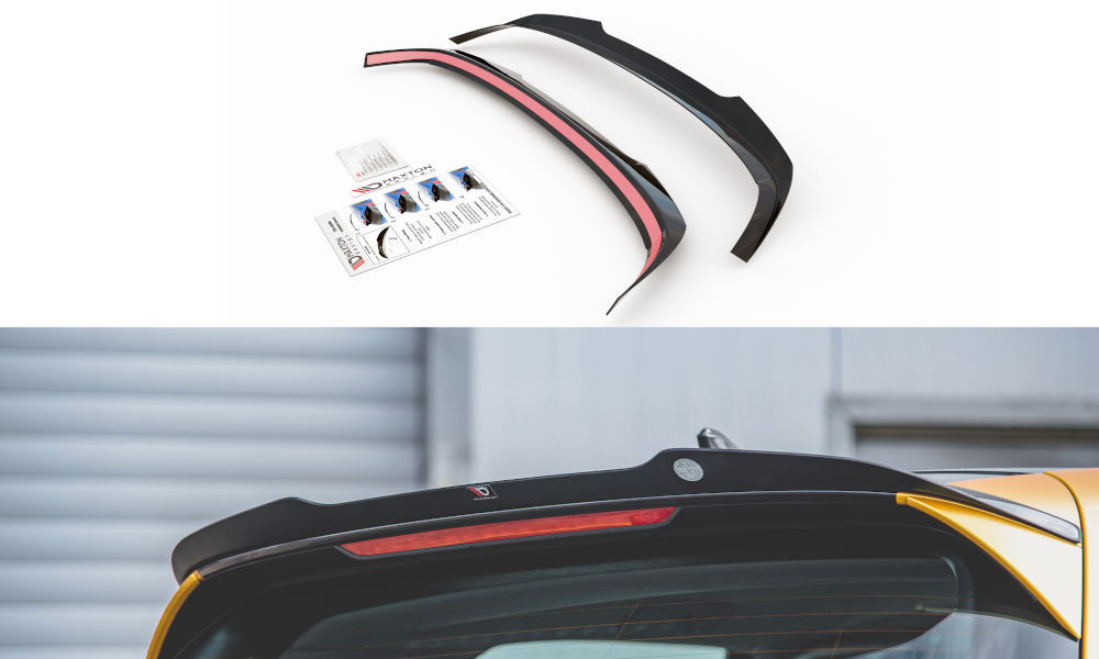 Heckspoiler Lippe V.2 VW Golf Hatchback Mk8 / Mk8 Facelift schwarz Hochglanz – Ansicht 2