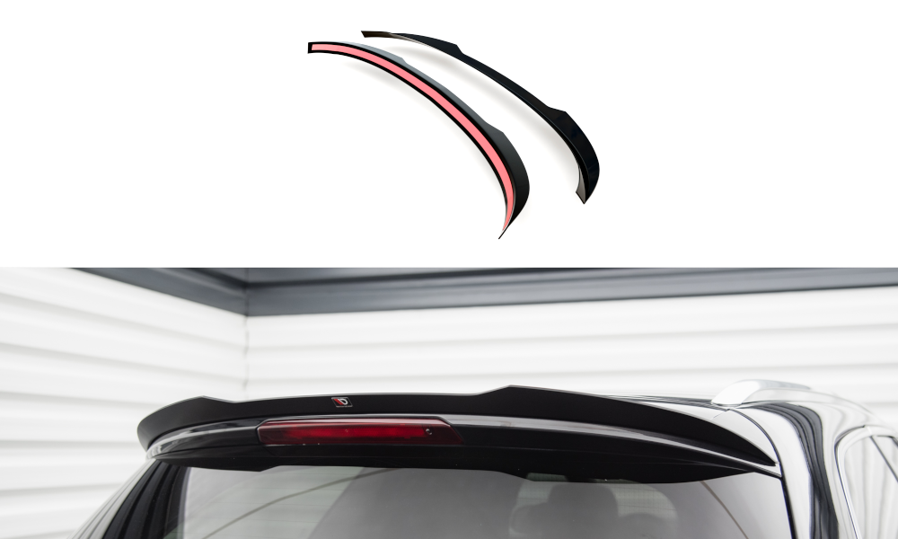 Heckspoiler Lippe Ford Mondeo Kombi ST-Line Mk4 Facelift schwarz Hochglanz – Ansicht 2