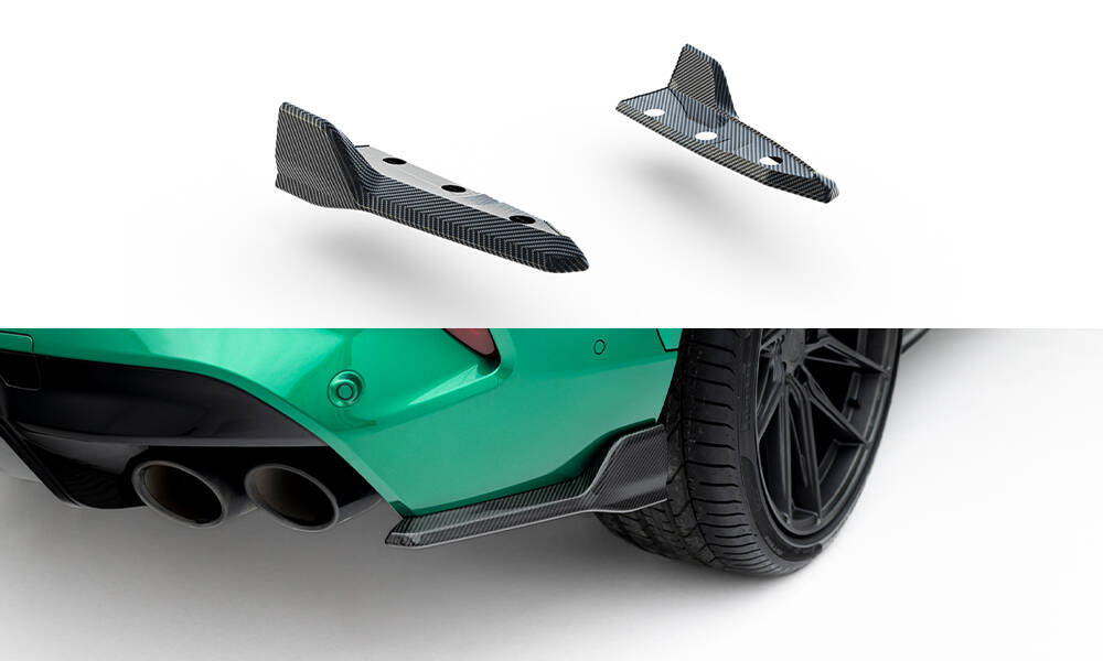 Prepreg Carbon Fiber Heck Ansatz Flaps Diffusor passend für BMW X5 M F95 Facelift – Ansicht 2