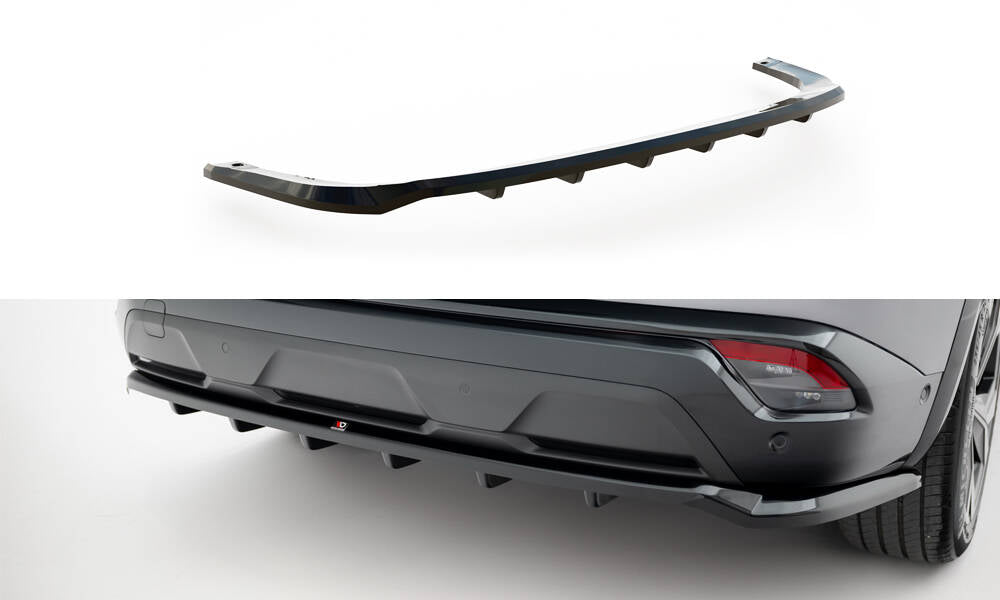 Street+ Mittlerer Diffusor RACE passend für Renault Austral Mk1 schwarz Hochglanz – Ansicht 2