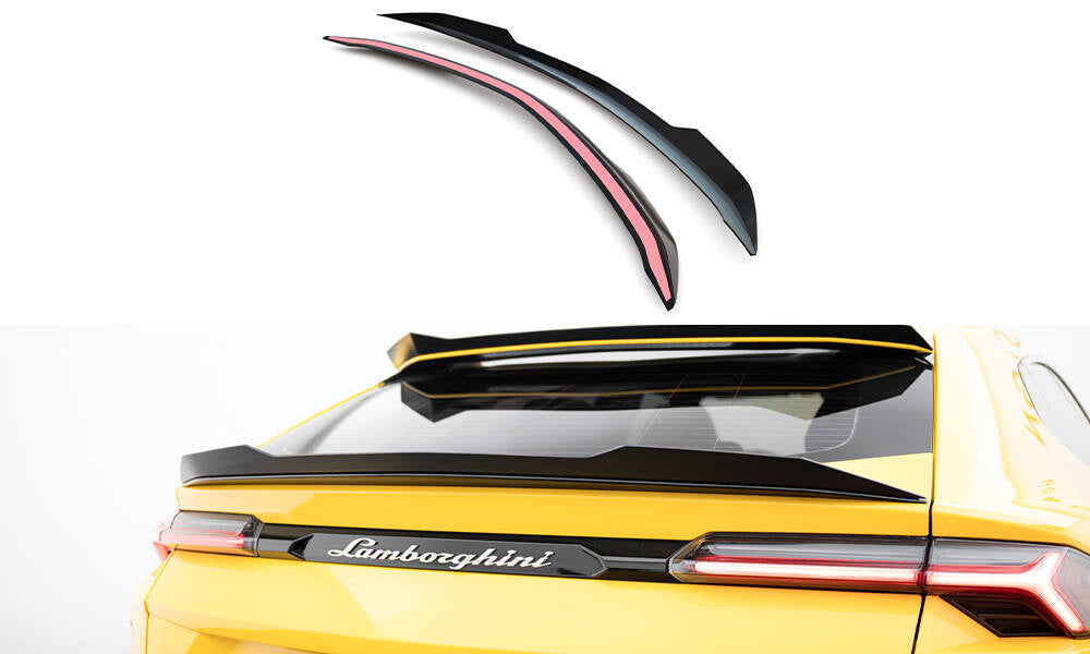 Niedriger Heckspoiler Lippe Lamborghini Urus Mk1 schwarz Hochglanz – Ansicht 2