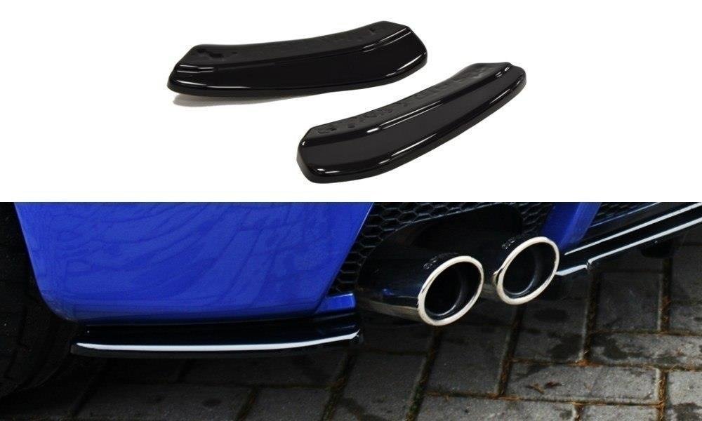 Heck Ansatz Flaps Diffusor passend für Alfa Romeo 147 GTA schwarz Hochglanz – Ansicht 2