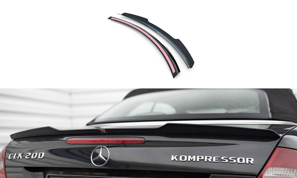 Heckspoiler Lippe Mercedes-Benz CLK Cabriolet A209 schwarz Hochglanz – Ansicht 2