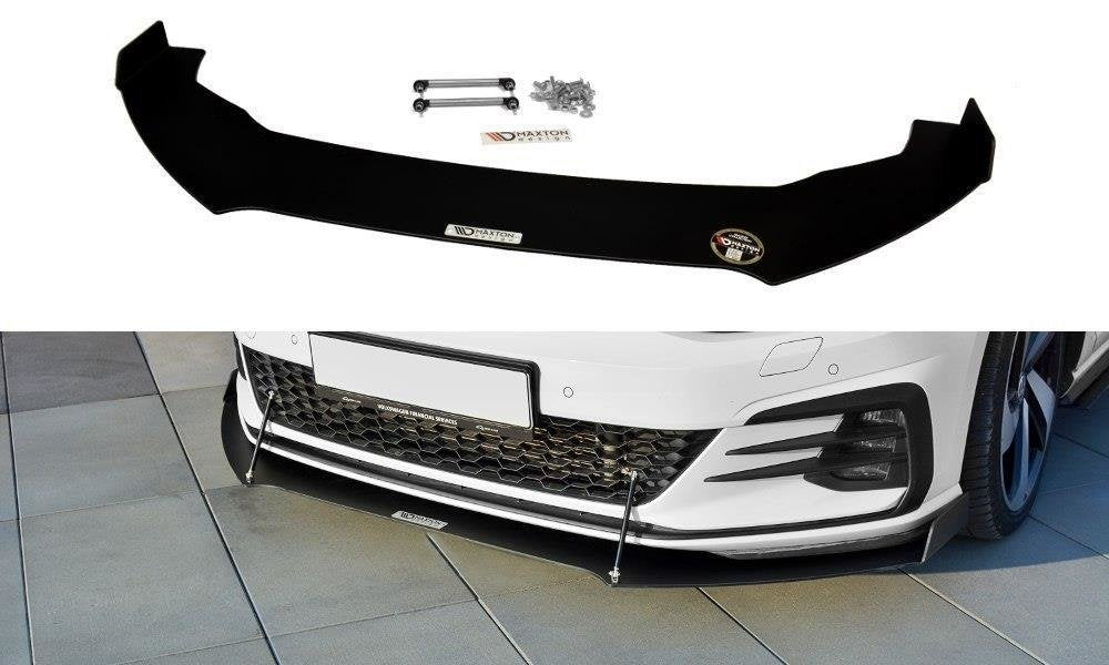 Racing Street+ Spoilerlippe Front Ansatz V.2 passend für VW Golf GTI / GTD Mk7 Facelift – Ansicht 2