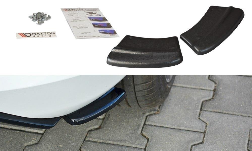 Heck Ansatz Flaps Diffusor V.1 passend für Ford Fiesta Mk8 ST-Line schwarz Hochglanz – Ansicht 2