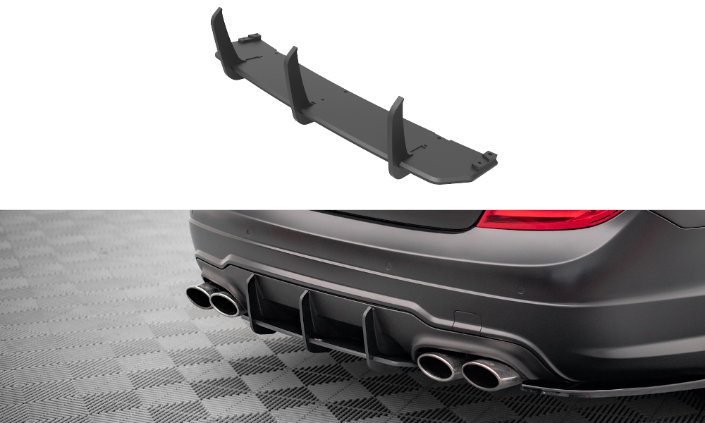 Street Pro Heckschürze passend für Mercedes-Benz C Coupe AMG-Line C204 – Ansicht 2