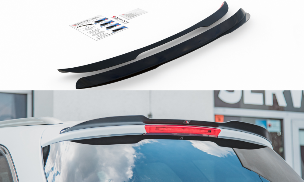 Heckspoiler Lippe Ford Mondeo Kombi Mk5 Facelift schwarz Hochglanz – Ansicht 2