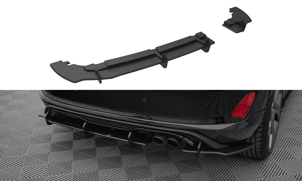 Robuste Racing Diffusor Heck Ansatz passend für Ford Fiesta Mk8 ST – Ansicht 2