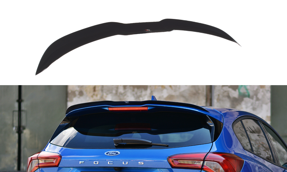 Heckspoiler Lippe V.1 Ford Focus Hatchback ST-Line Mk4 schwarz Hochglanz – Ansicht 2