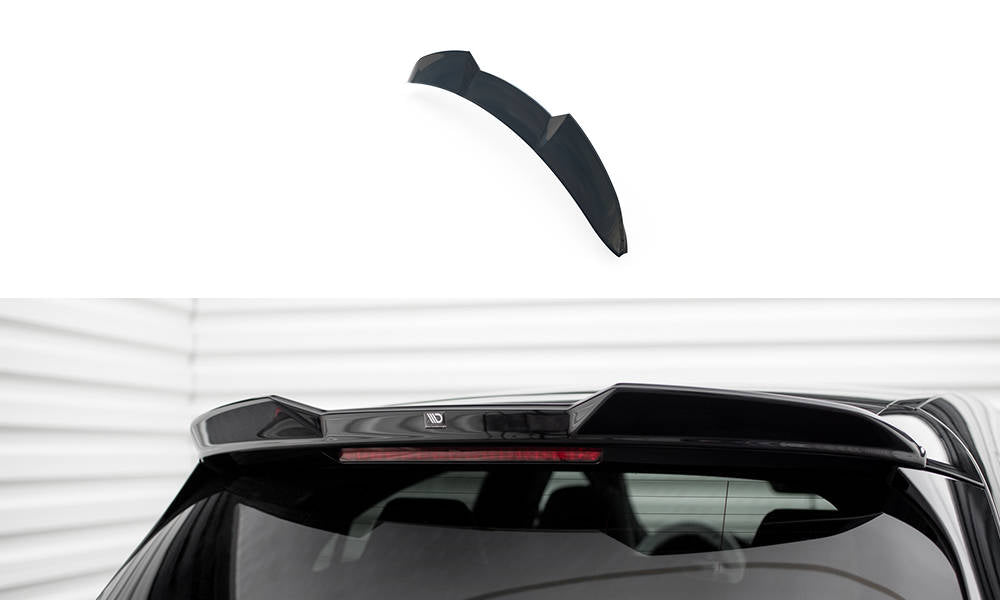 Heckspoiler Lippe 3D Mercedes-Benz A AMG-Line W176 Facelift schwarz Hochglanz – Ansicht 2