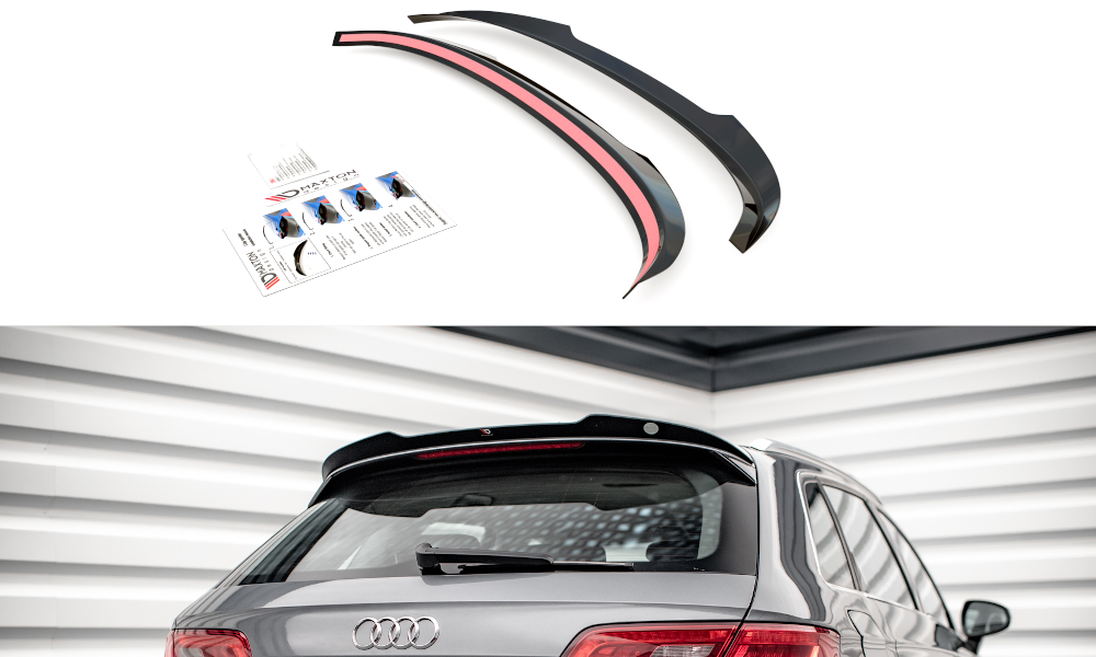 Heckspoiler Lippe Audi A3 Sportback 8V schwarz Hochglanz – Ansicht 2