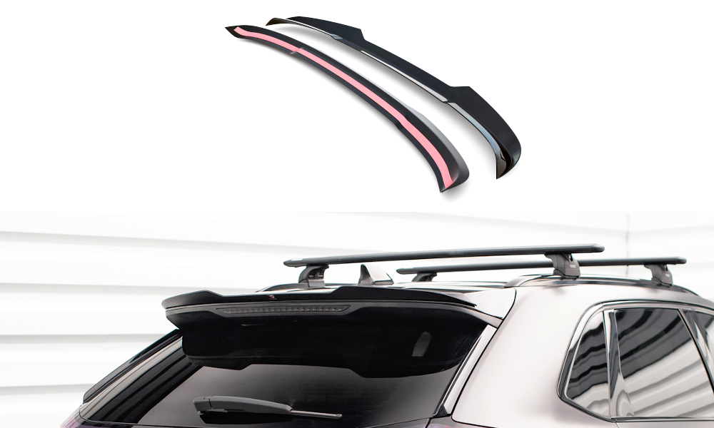 Heckspoiler Lippe Ford Edge Mk2 schwarz Hochglanz – Ansicht 2