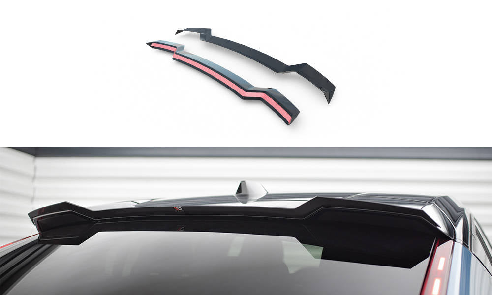 Heckspoiler Lippe Volvo C40 Mk1 schwarz Hochglanz – Ansicht 2