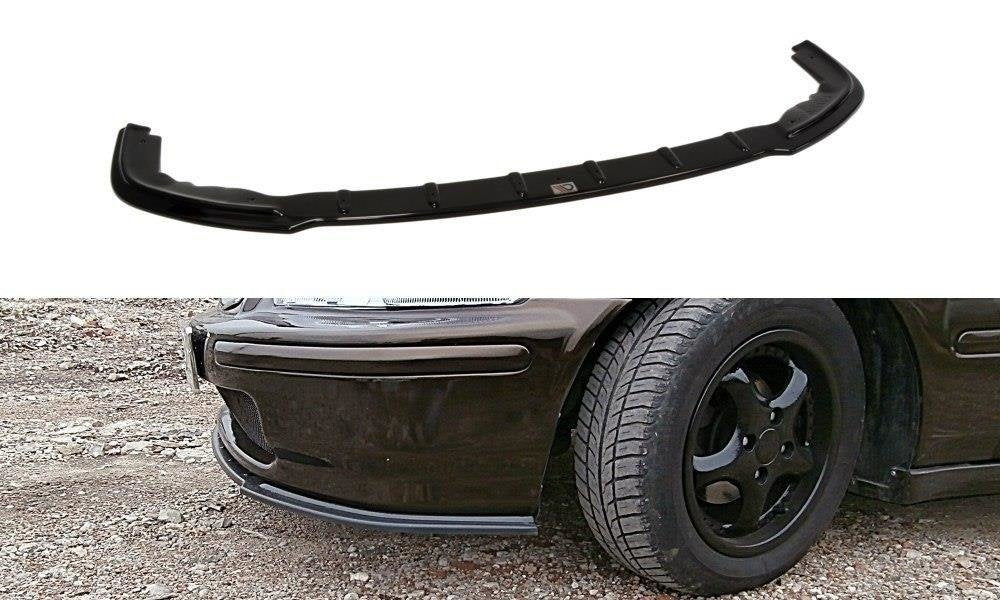 Street+ Spoilerlippe Front Ansatz passend für HONDA CIVIC MK6 EJ9 schwarz Hochglanz – Ansicht 2