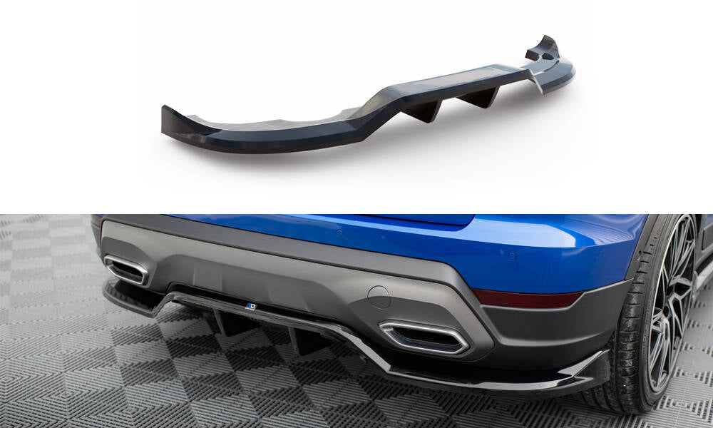 Street+ Mittlerer Diffusor RACE passend für Seat Arona FR Mk1 Facelift schwarz Hochglanz – Ansicht 2