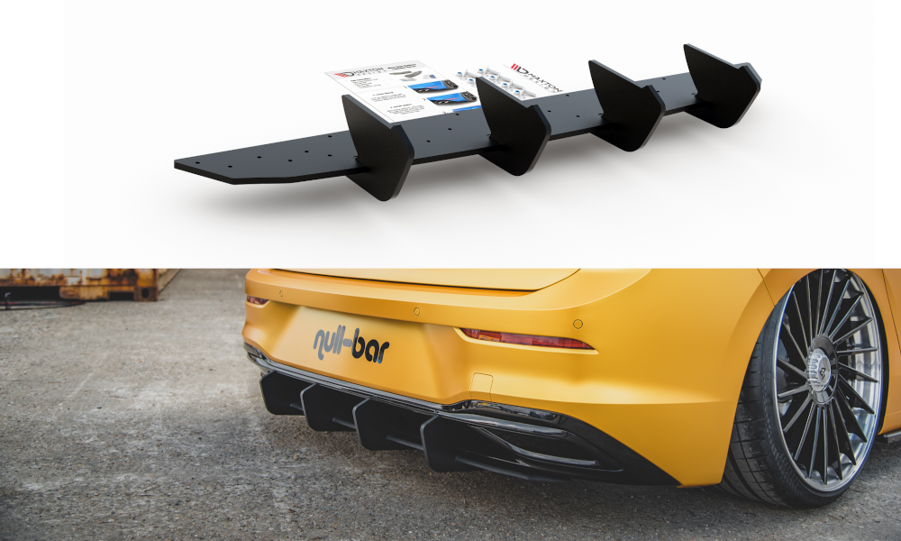 Robuste Racing Heckschürze V.2 passend für VW Golf Hatchback Mk8 / Mk8 Facelift – Ansicht 2