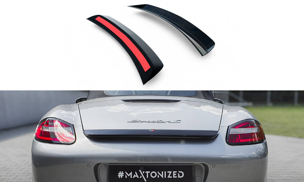 Heckspoiler Lippe Porsche Boxster 987 schwarz Hochglanz – Ansicht 2