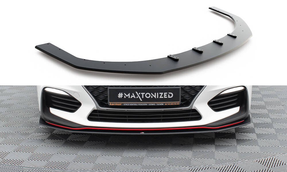 Street Pro Street+ Spoilerlippe Front Ansatz passend für Hyundai I30 N Mk3 Hatchback / Fastback – Ansicht 2