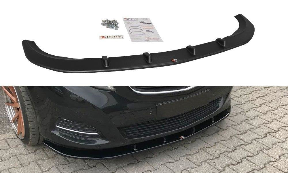 Street+ Spoilerlippe Front Ansatz V.2 passend für Mercedes-Benz V-Klasse W447 schwarz Hochglanz – Ansicht 2