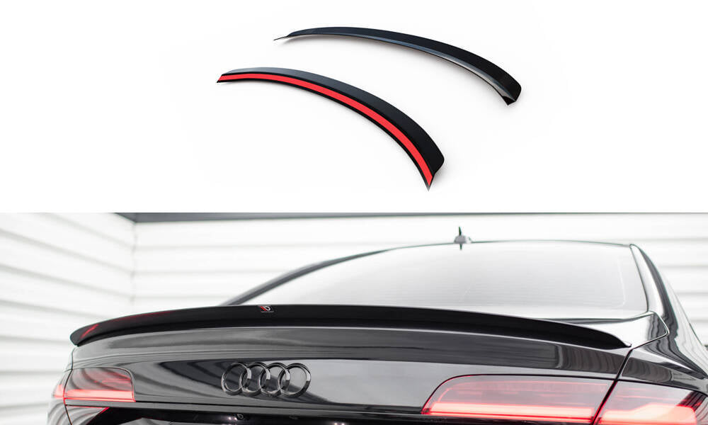 Heckspoiler Lippe Audi A8 D4 schwarz Hochglanz – Ansicht 2