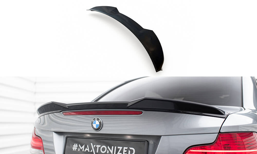 Heckspoiler Lippe 3D BMW 1er M-Paket E82 schwarz Hochglanz – Ansicht 2