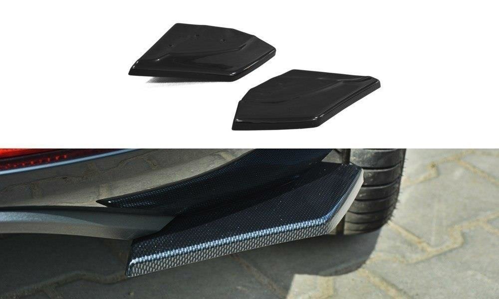 Heck Ansatz Flaps Diffusor passend für SEAT LEON III CUPRA / FR schwarz Hochglanz – Ansicht 2
