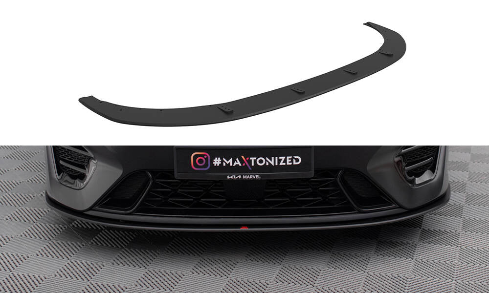 Street Pro Street+ Spoilerlippe Front Ansatz passend für Kia Proceed GT Mk3 Facelift / Ceed GT / GT - Line Mk1 Facelift – Ansicht 2