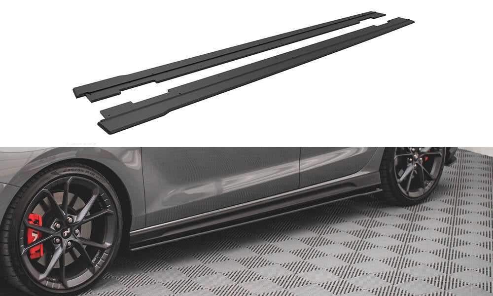 Street Pro Street+ Seitenschweller Leisten V.2 passend für Hyundai I30 N / N-Line Hatchback / Fastback Mk3 / Mk3 Facelift – Ansicht 2