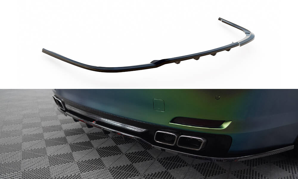 Street+ Mittlerer Diffusor RACE passend für BMW 7 F01 schwarz Hochglanz – Ansicht 2