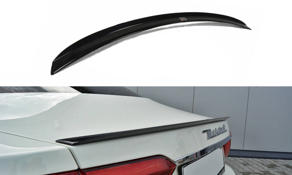 Heckspoiler Lippe Maserati Granturismo Mk1 schwarz Hochglanz – Ansicht 2