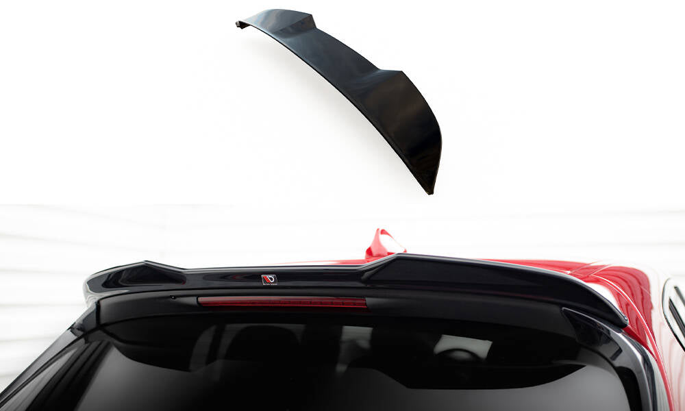 Höher Heckspoiler Lippe 3D Alfa Romeo Tonale Mk1 schwarz Hochglanz – Ansicht 2
