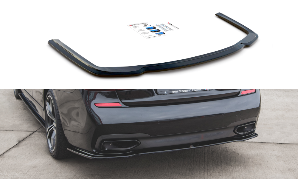 Heckansatz BMW 7 M-Paket G11 /G12 schwarz Hochglanz – Ansicht 3