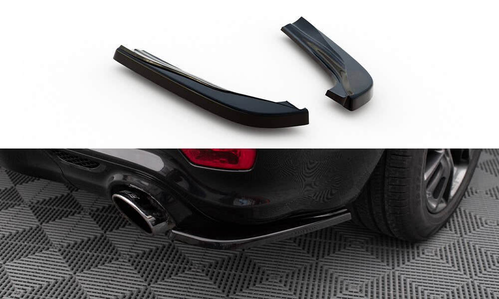 Heck Ansatz Flaps Diffusor passend für Jeep Grand Cherokee SRT WK2 Facelift schwarz Hochglanz – Ansicht 2