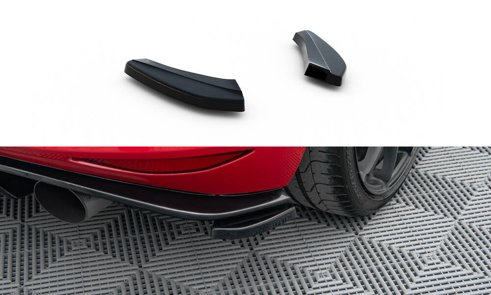 Heck Ansatz Flaps Diffusor passend für VW Golf GTI Clubsport Mk7 schwarz Hochglanz – Ansicht 2