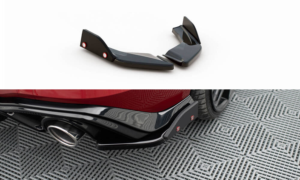 Heck Ansatz Flaps Diffusor V.4 + Flaps passend für VW Golf GTI / GTE Mk8 – Ansicht 2