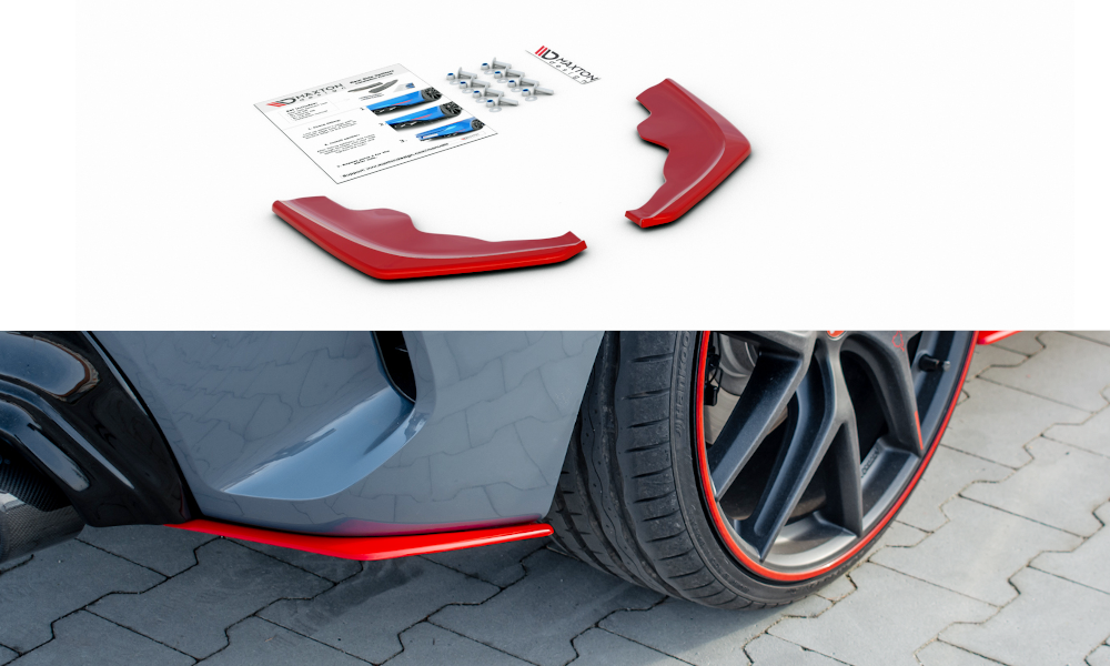 Heck Ansatz Flaps Diffusor V.2 passend für BMW 1er F40 M-Paket – Ansicht 2